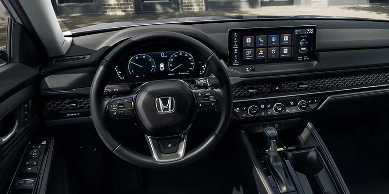 2025 Honda Accord Hybrid Dashboard and Steering Wheel