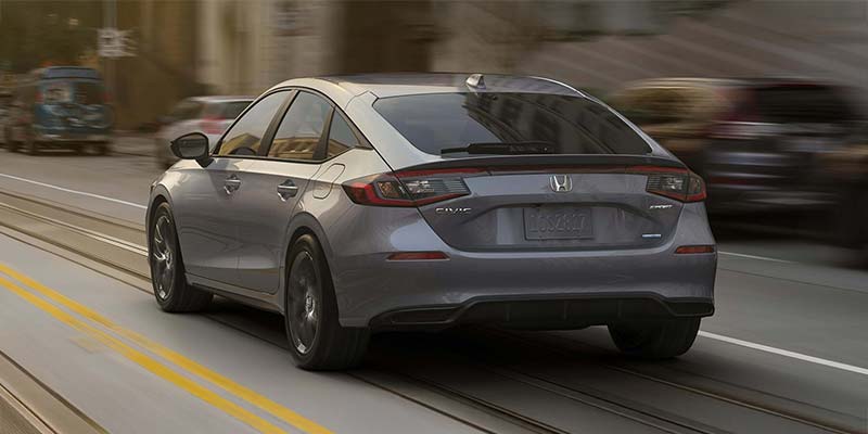 Gray 2025 Honda Civic Hybrid