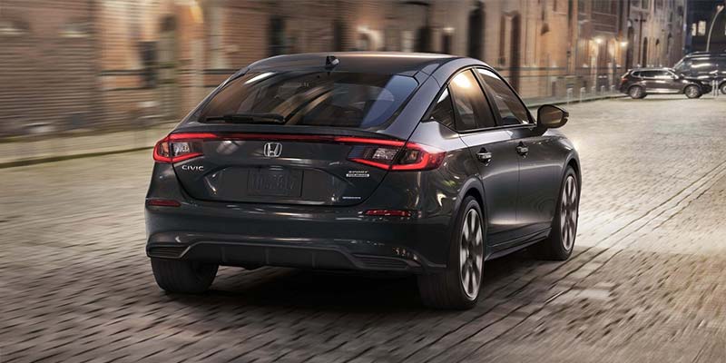 Black 2025 Honda Civic Hybrid