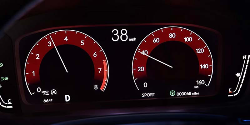 2025 Honda Civic Hybrid Speedometer