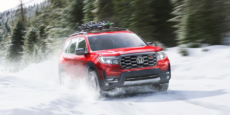 2025 Honda Passport in the Snow