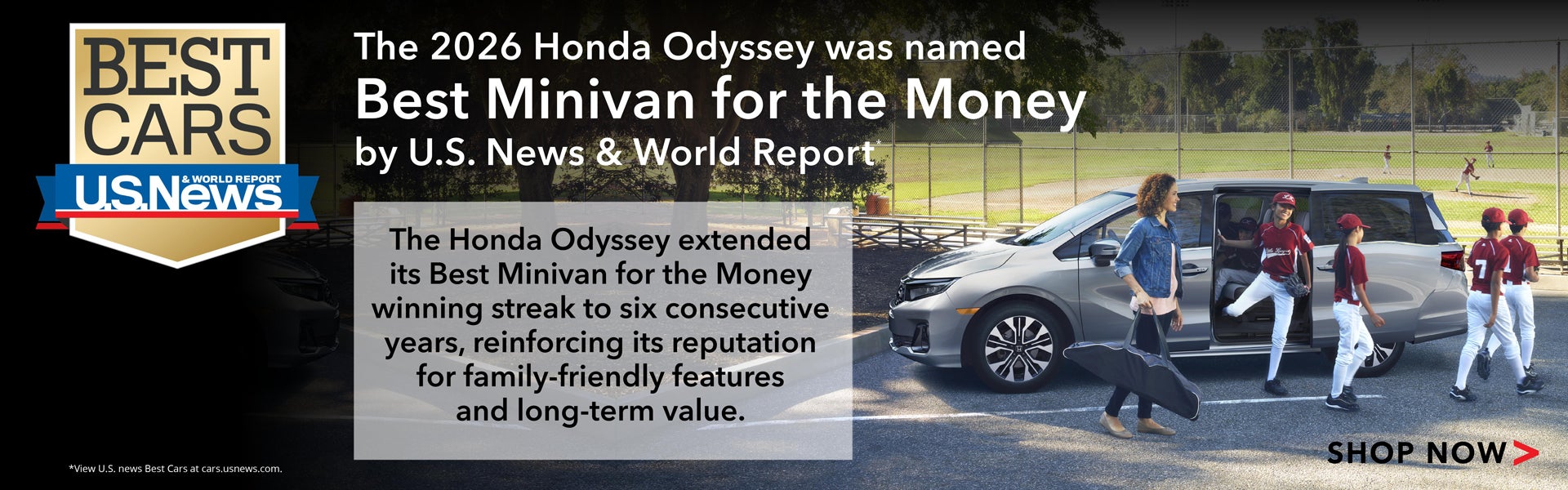 Best Minivan for the Money by U.S. News & World Report