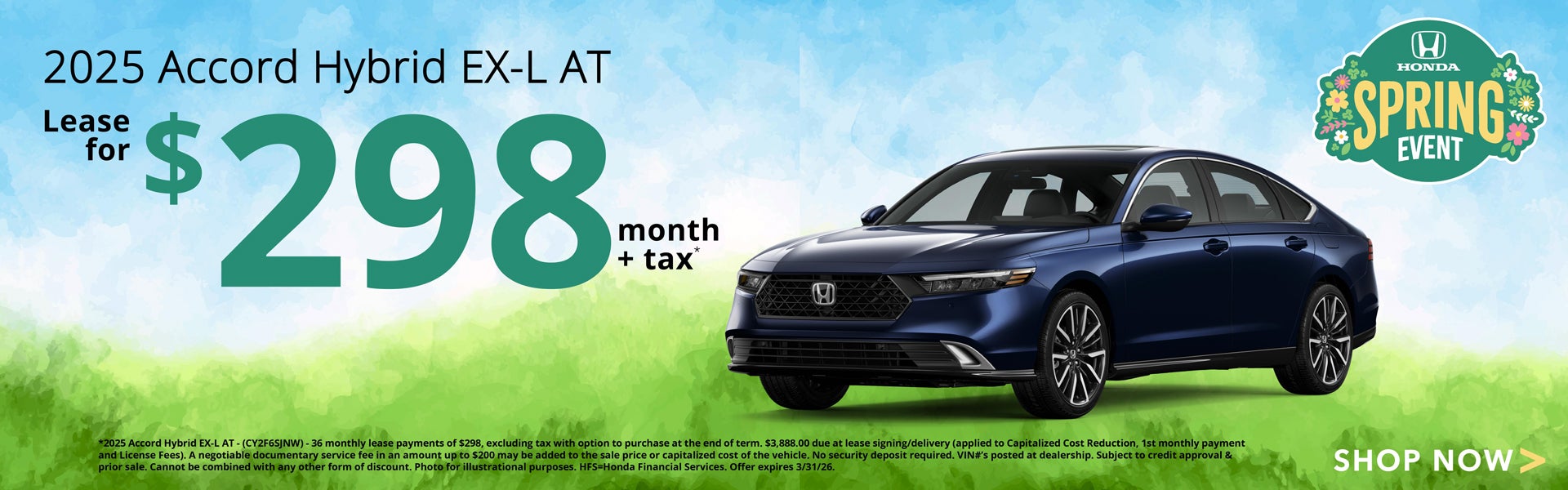 2025 Honda Accord Hybrid EX-L Lease