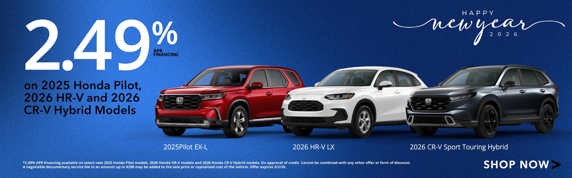 Low Honda APR Financing Rates