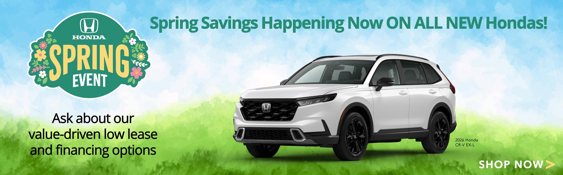 Low Lease and Financing Rates on All New Hondas