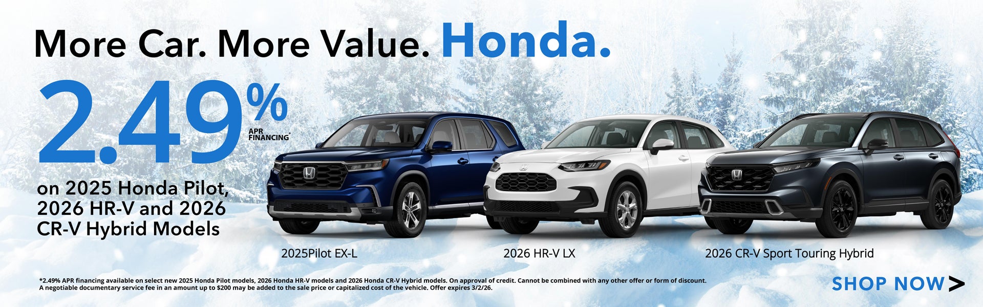 Low Honda APR Financing Rates