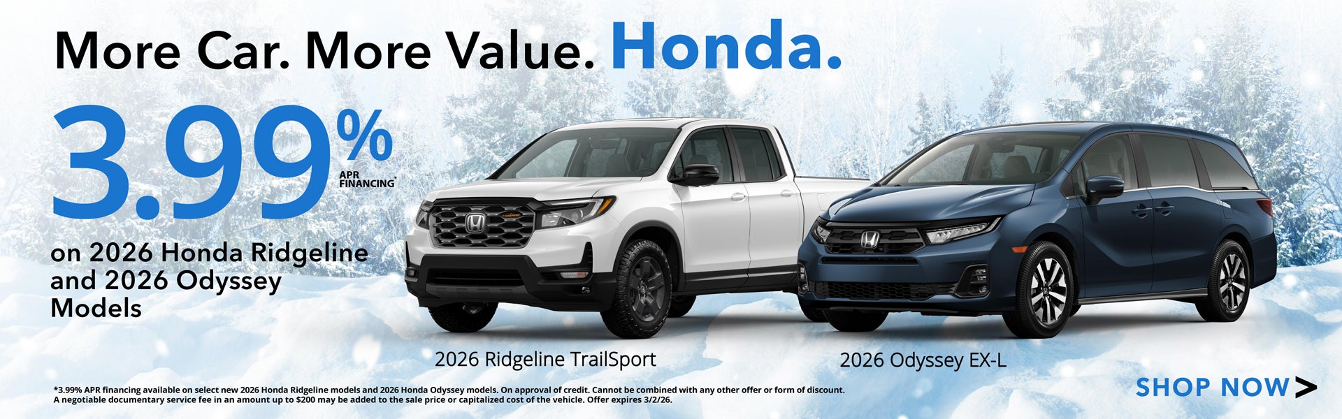 Low Honda APR Financing Rates